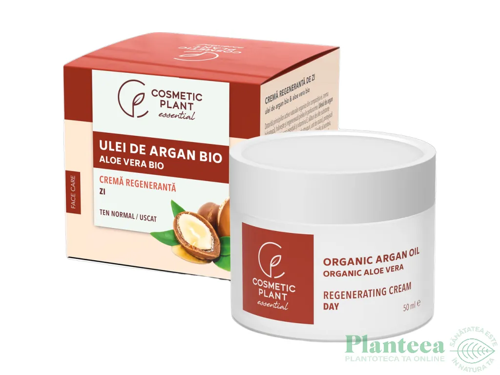 Crema zi regeneranta ArganAloe 50ml - COSMETIC PLANT