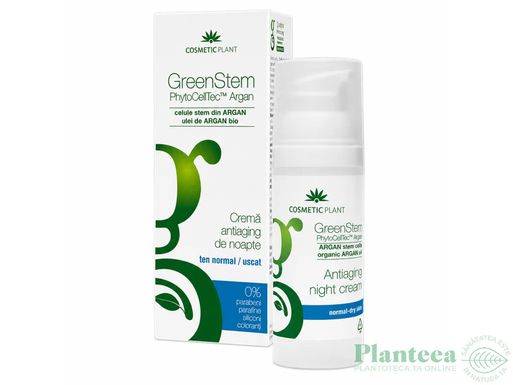 Crema noapte antirid GreenStem 50ml - COSMETIC PLANT