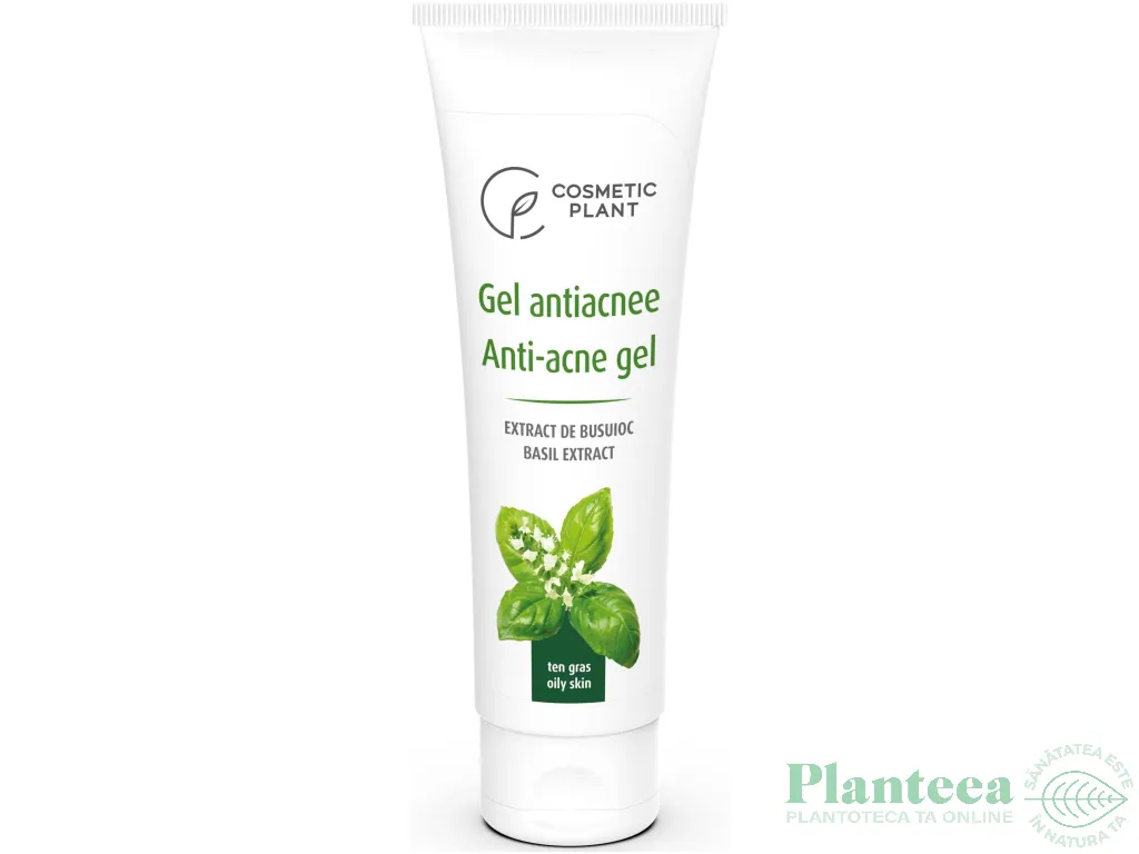 Gel antiacnee busuioc 50ml - COSMETIC PLANT
