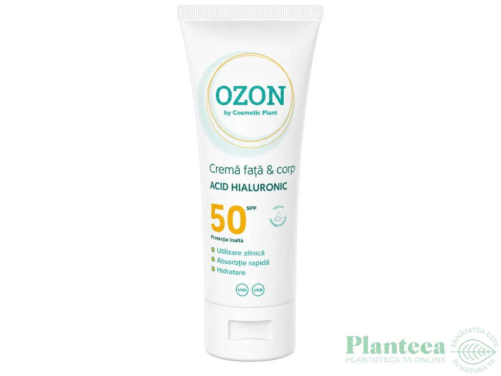 Crema fata corp acid hyaluronic Ozon spf50 100ml - COSMETIC PLANT