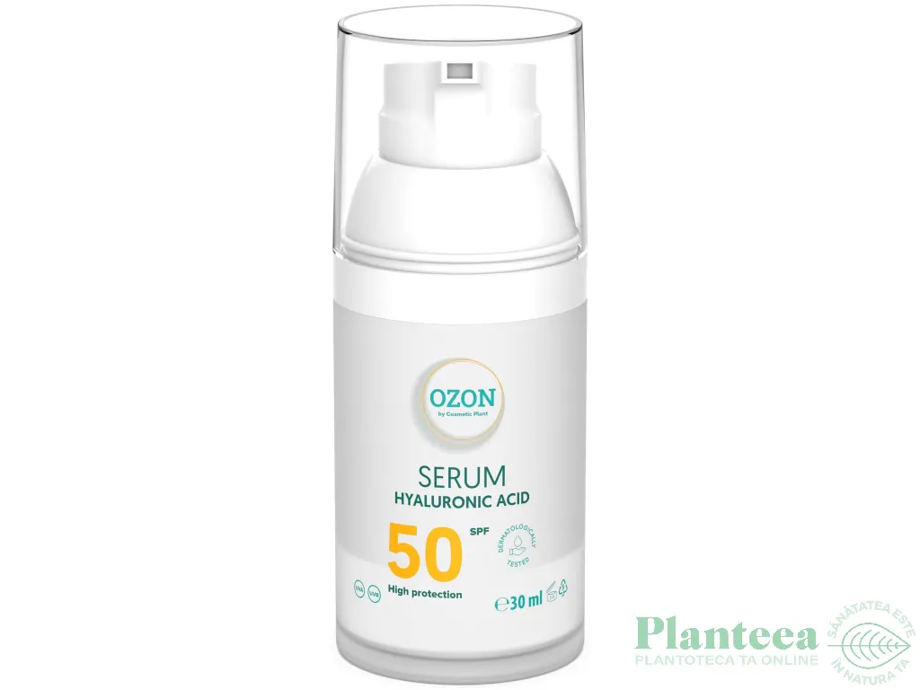 Ser fata gat decolteu acid hyaluronic Ozon spf50 30ml - COSMETIC PLANT