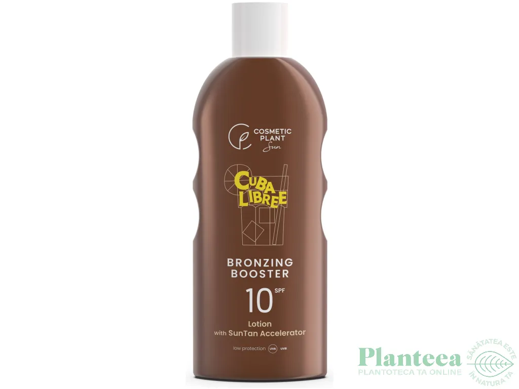 Lotiune plaja accelerare bronz spf10 Cuba Libree 200ml - COSMETIC PLANT