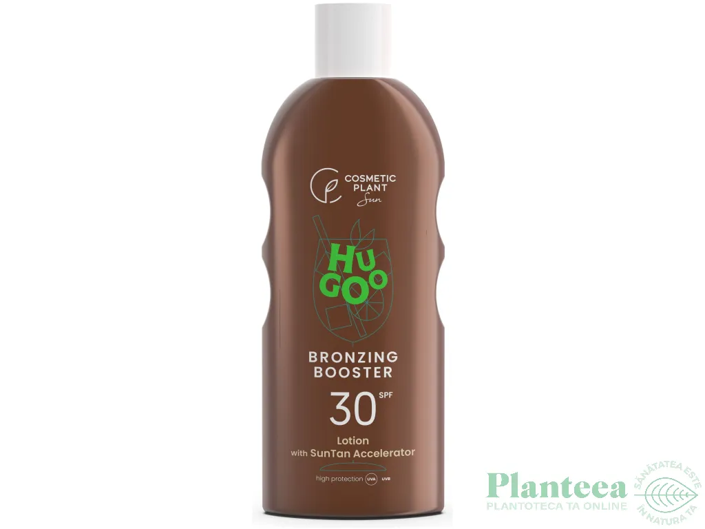 Lotiune plaja accelerare bronz spf30 Hugoo 200ml - COSMETIC PLANT