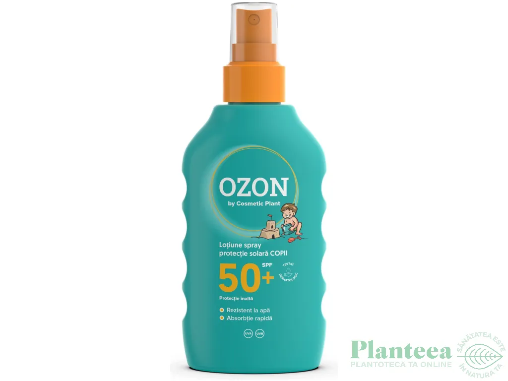 Lotiune plaja spf50+ Ozon copii spray 200ml - COSMETIC PLANT