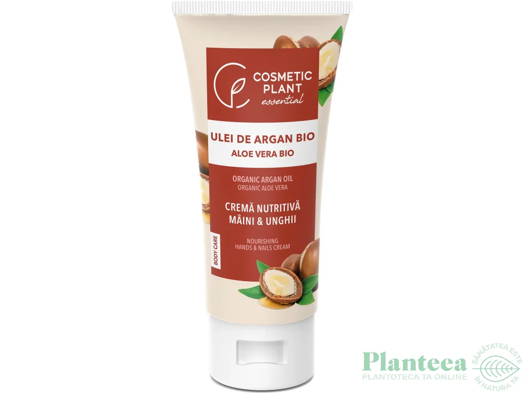 Crema maini unghii nutritiva ArganAloe 100ml - COSMETIC PLANT
