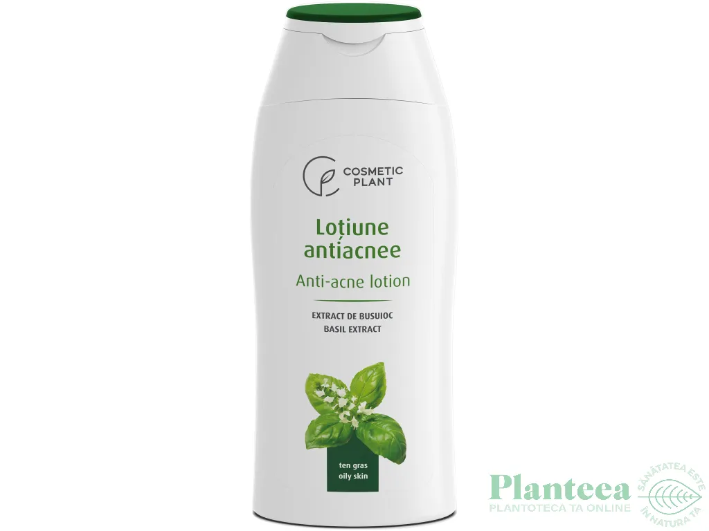 Lotiune antiacnee busuioc 200ml - COSMETIC PLANT