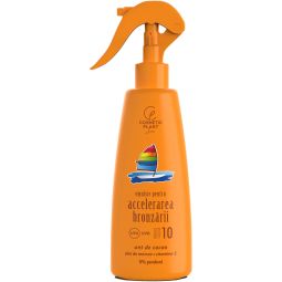 Emulsie plaja accelerare bronz spf10 unt cacao 200ml - COSMETIC PLANT