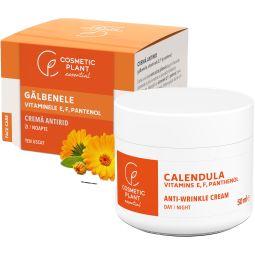 Crema antirid galbenele A E F panthenol 50ml - COSMETIC PLANT