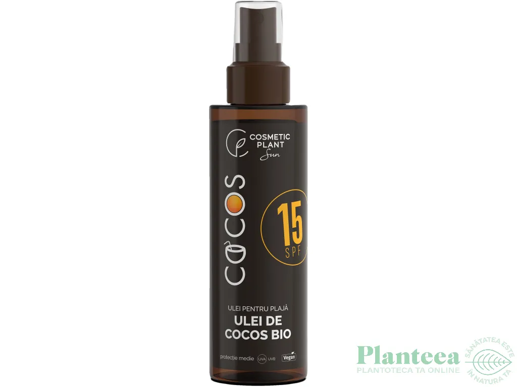 Ulei plaja spf15 ulei cocos 150ml - COSMETIC PLANT