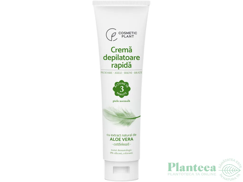 Crema depilatoare aloe vera 150ml - COSMETIC PLANT