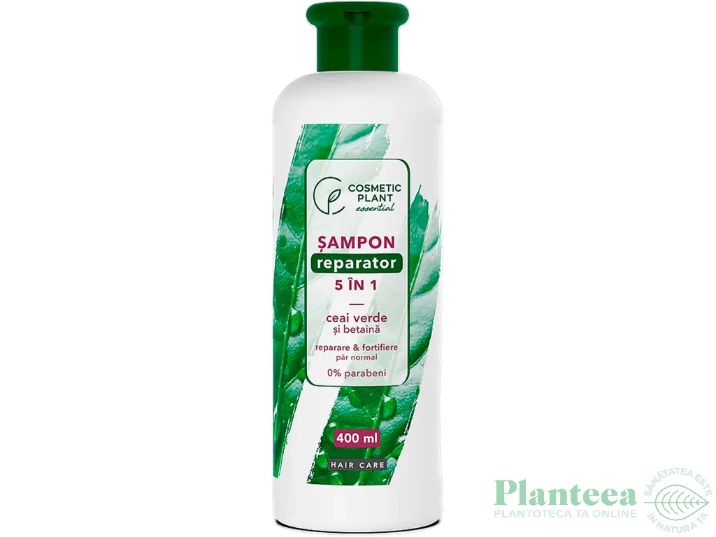 Sampon reparator 5in1 ceai verde betaina 400ml - COSMETIC PLANT