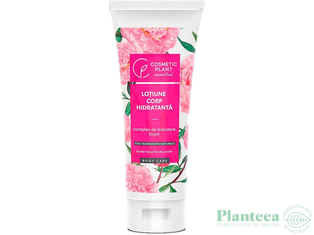 Lotiune corp hidratanta bujor 200ml - COSMETIC PLANT
