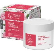 Crema antirid tonifianta acid hyaluronic bujor 50ml - COSMETIC PLANT