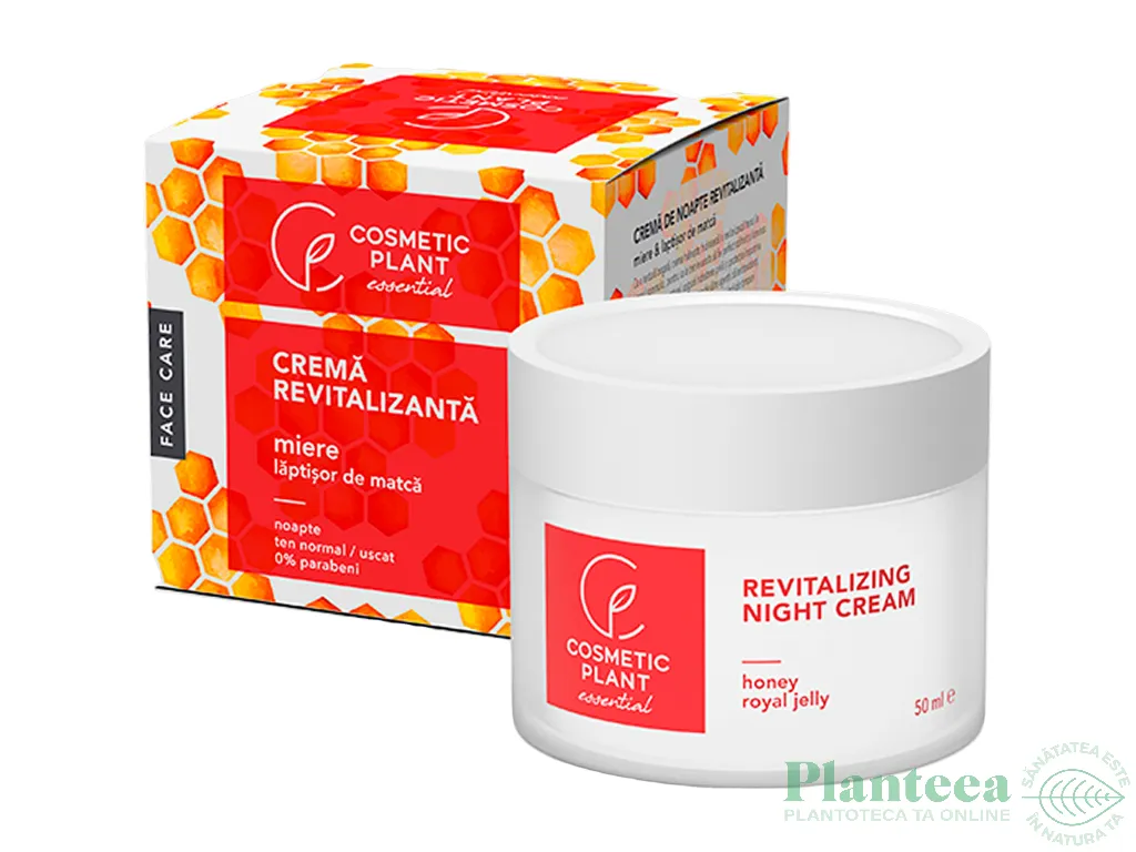 Crema noapte revitalizanta miere laptisor matca 50ml - COSMETIC PLANT