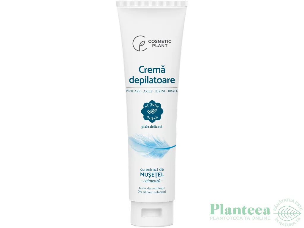 Crema depilatoare piele delicata musetel 150ml - COSMETIC PLANT