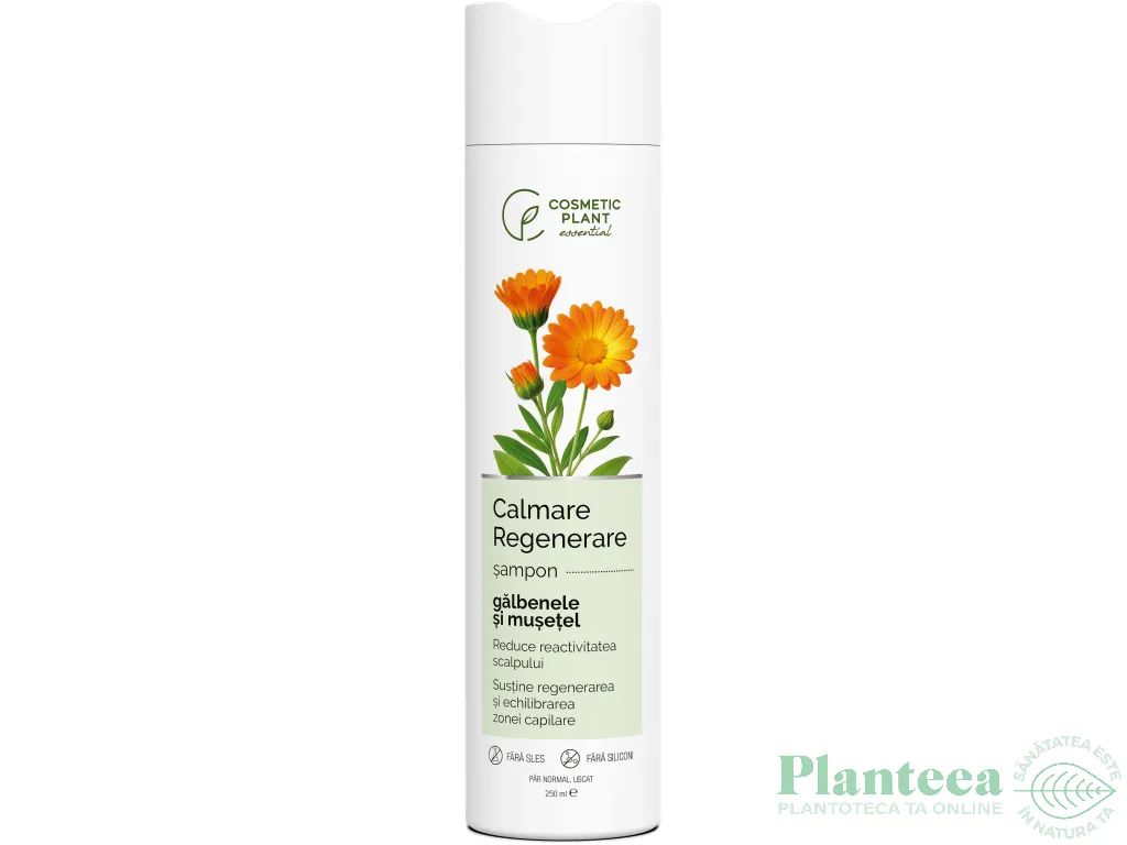 Sampon Calmare Regenerare galbenele musetel 250ml - COSMETIC PLANT