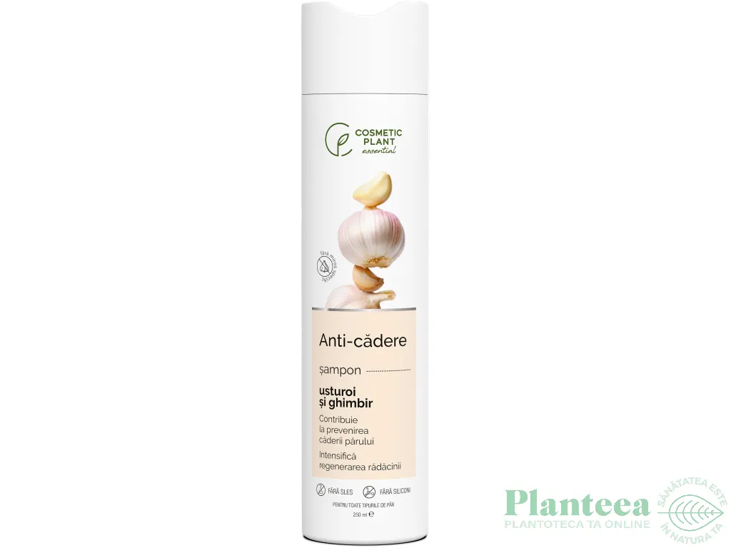 Sampon AntiCadere usturoi ghimbir 250ml - COSMETIC PLANT