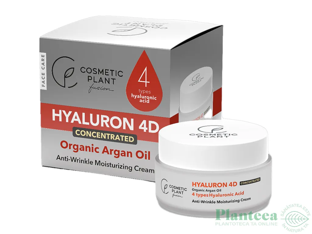 Crema antirid hidratanta concentrata Hyaluron 4D 50ml - COSMETIC PLANT