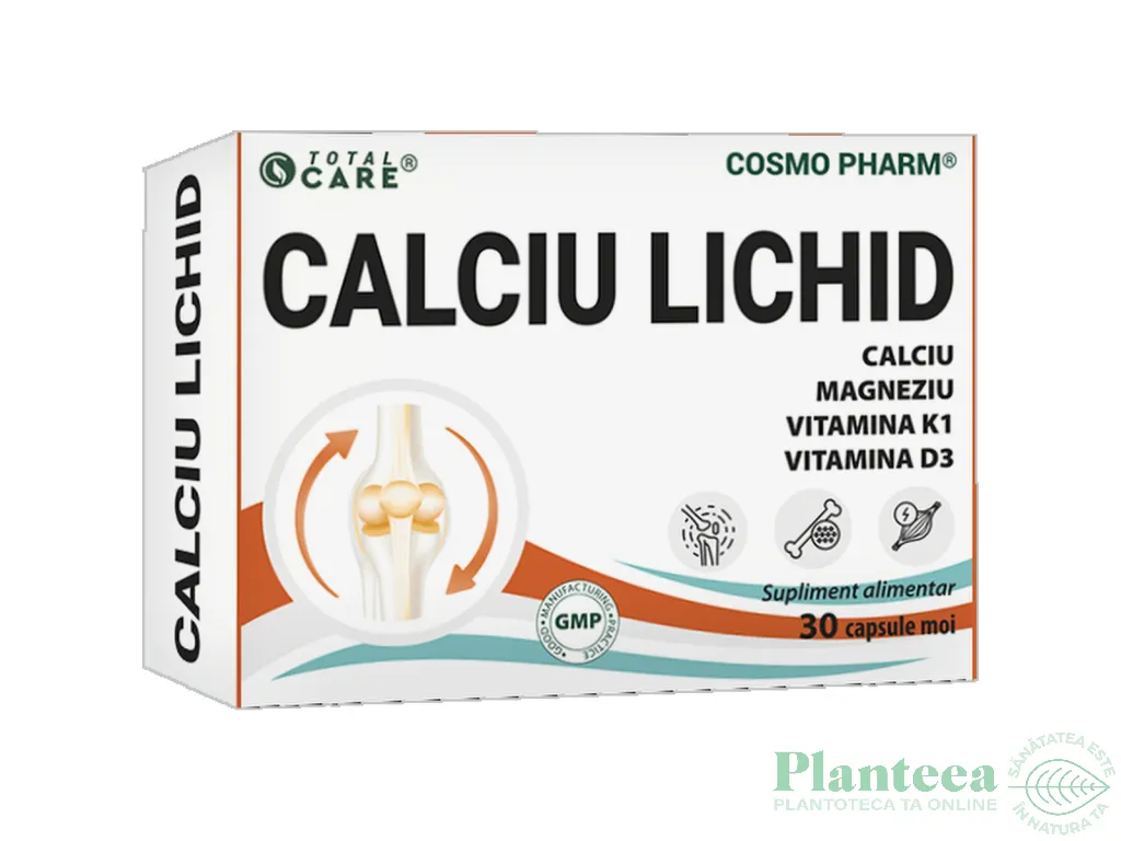 Calciu lichid Mg K1 D3 30cps - COSMO PHARM