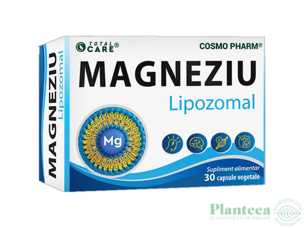 Magneziu lipozomal 300mg 30cps - TOTAL CARE
