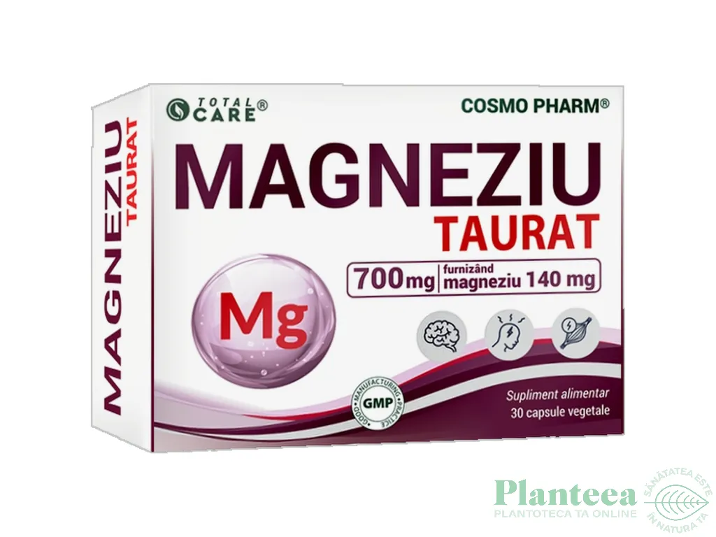 Magneziu taurat 300mg 30cps - TOTAL CARE
