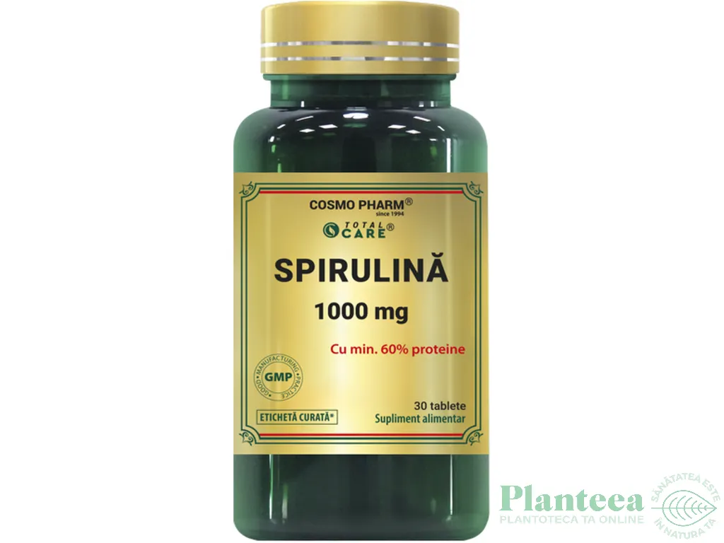 Spirulina 1000mg 30cp - COSMO PHARM