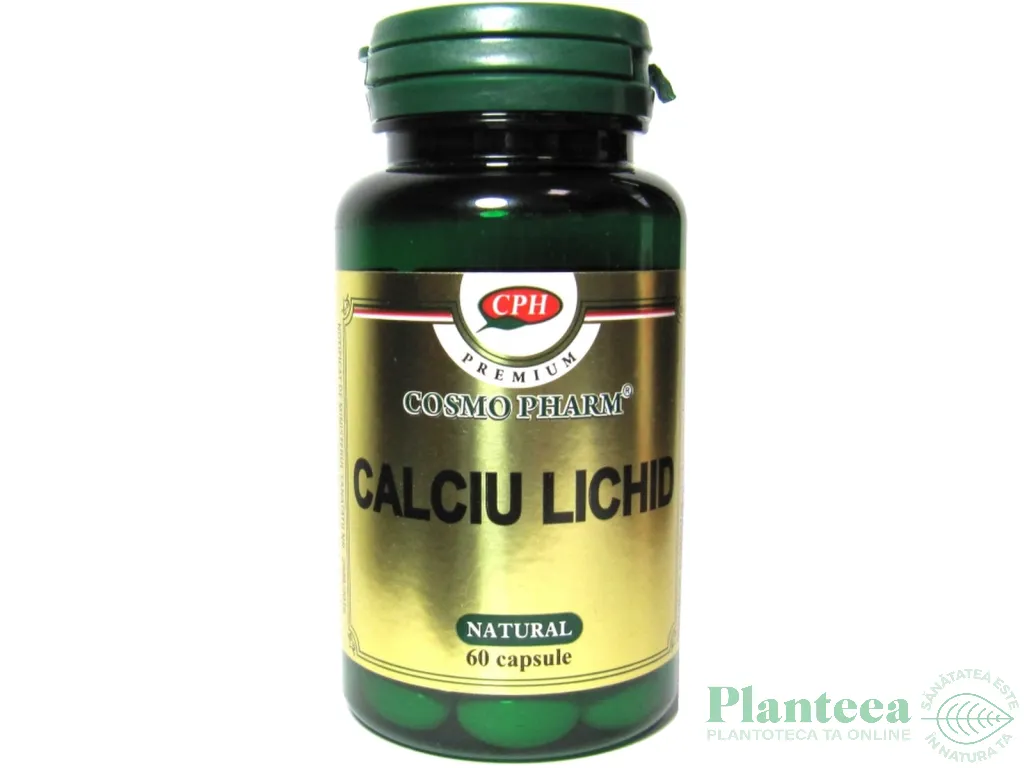 Calciu lichid Premium 60cps - COSMO PHARM