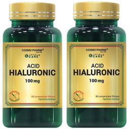 Pachet Acid hialuronic 100mg 60+30cps - COSMO PHARM