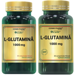 Pachet L glutamina 1000mg Total Care 60+30cp - COSMO PHARM
