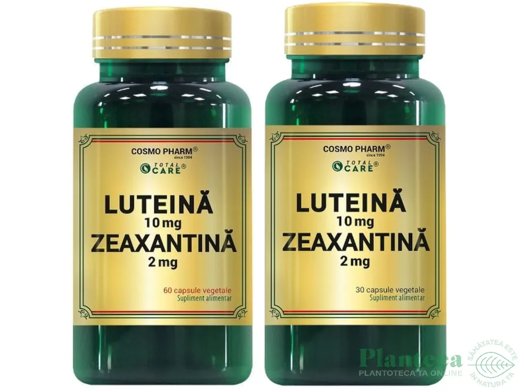 Pachet Luteina 10mg Zeaxantina 2mg 60+30cps - COSMO PHARM