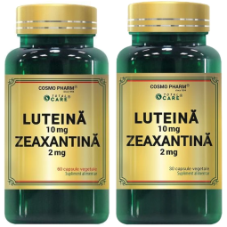 Pachet Luteina 10mg Zeaxantina 2mg 60+30cps - COSMO PHARM