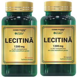 Pachet Lecitina 1200mg 60+30cps - COSMO PHARM