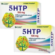 Pachet 5HTP 100mg {50% reducere} 2x30cps - COSMO PHARM
