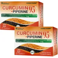 Pachet Curcumin95 Piperine {50% reducere} 2x30cps - COSMO PHARM