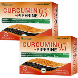 Pachet Curcumin95 Piperine {50% reducere} 2x30cps - COSMO PHARM