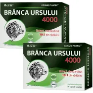 Pachet Branca ursului 4000 {50% reducere} 2x30cps - TOTAL CARE