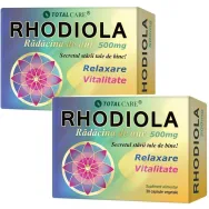 Pachet Rhodiola extract 500mg Premium {50% reducere} 2x30cps - COSMO PHARM
