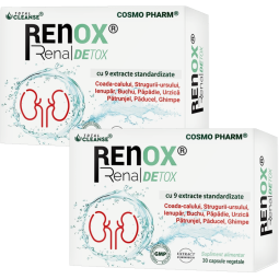 Pachet Renox Total Cleanse {50% reducere} 2x30cps - COSMO PHARM