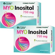 Pachet Myo Inositol 750mg 30+30cps - COSMO PHARM