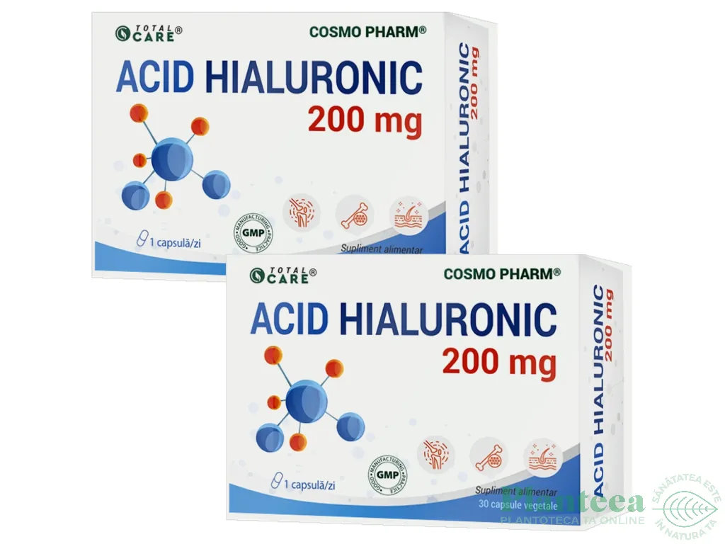 Pachet Acid Hialuronic 200mg 30+30cps - COSMO PHARM