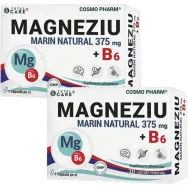 Pachet Magneziu Marin 375mg 30+30cps - COSMO PHARM