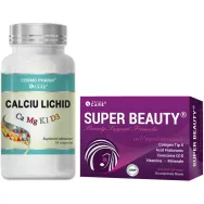 Pachet Super Beauty + Calciu lichid 30+10cps - COSMO PHARM