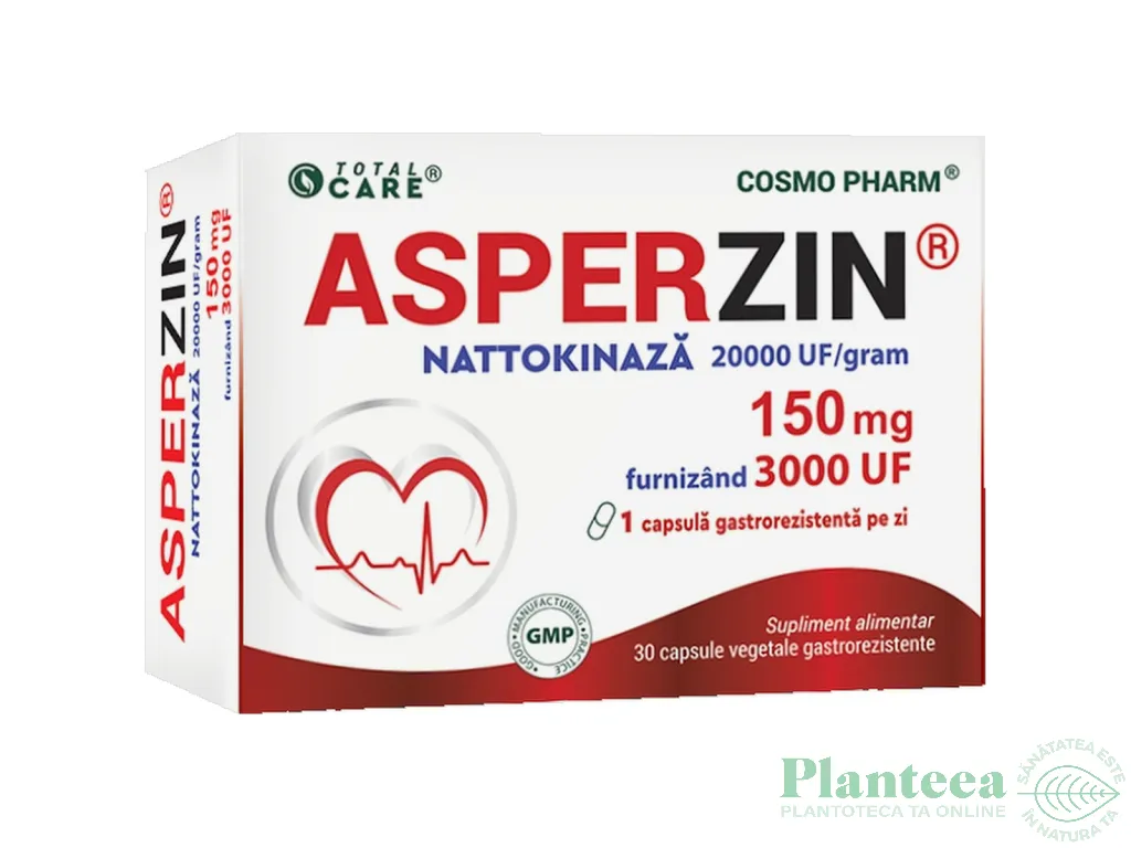 Asperzin Natokinaza 150mg Total Care 30cps - TOTAL CARE
