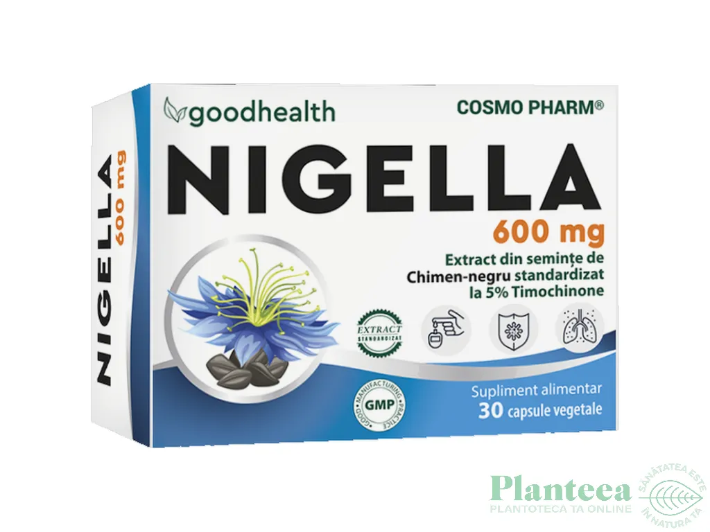 Nigella negrilica 600mg 30cps - GOOD HEALTH