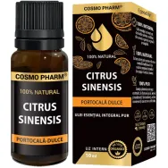 Ulei esential integral 100% natural portocala dulce 10ml - COSMO PHARM