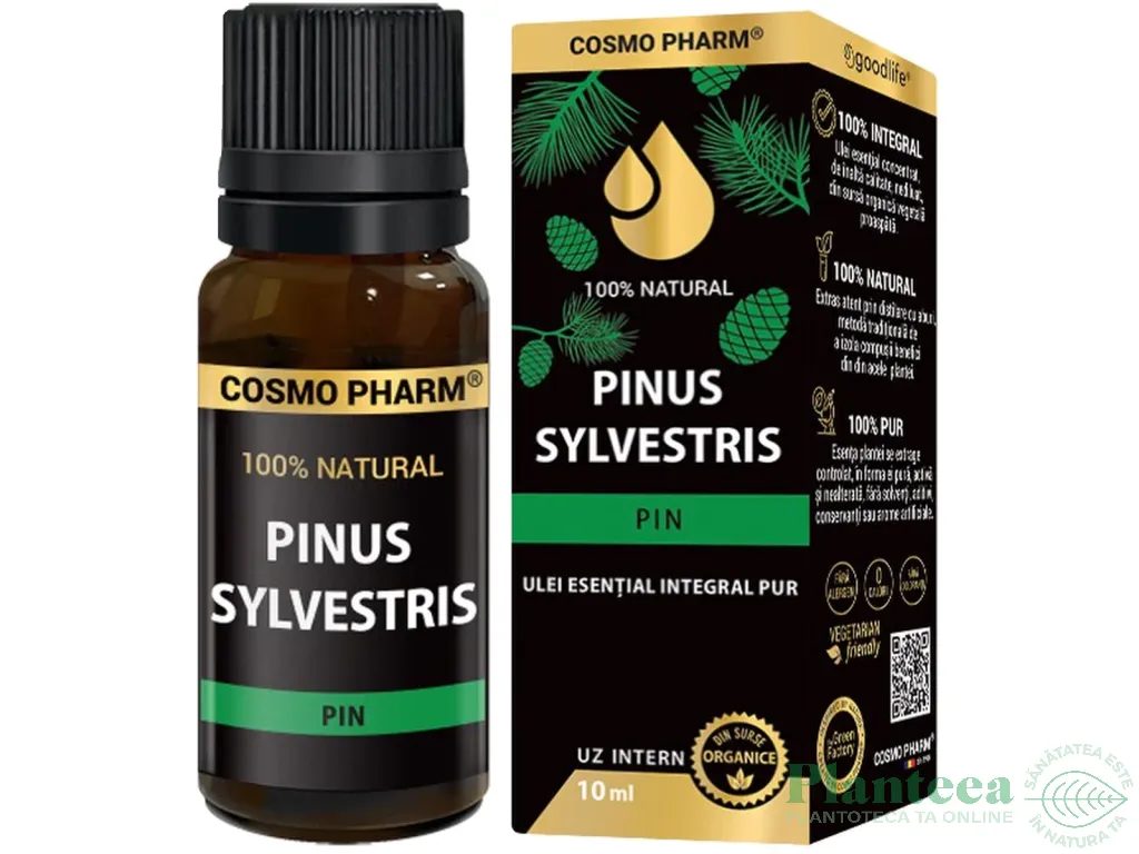 Ulei esential integral 100% natural pin 10ml - COSMO PHARM