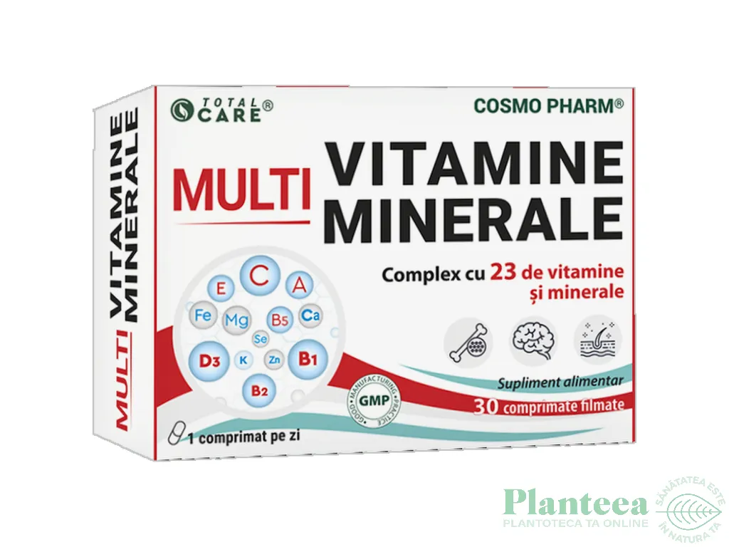 Multivitamine minerale 30cp - COSMO PHARM