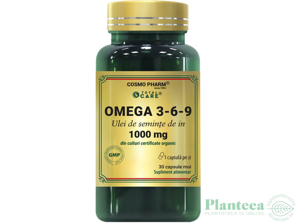 Omega369 ulei seminte in 1000mg 30cps - COSMO PHARM