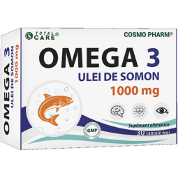 Omega3 ulei somon 1000mg 30cps - COSMO PHARM