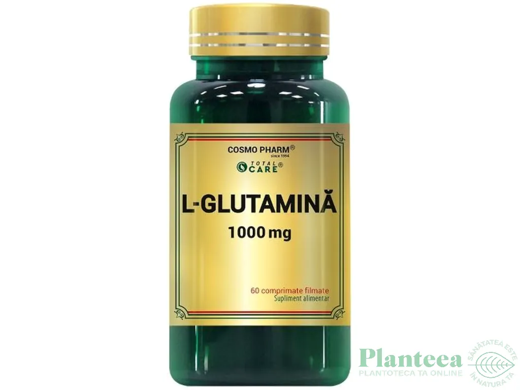 L glutamina 1000mg Total Care 60cp - COSMO PHARM